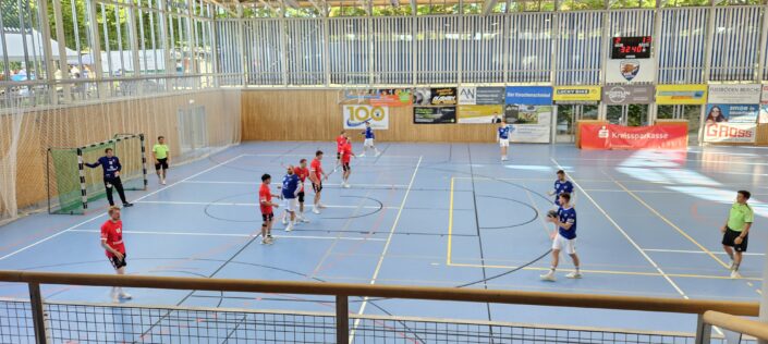 100 Jahre TSV Sauerlach - Sport-Spiel-Spaß Olympiade am Nachmittag, Gemeinsam das Handballspiel der Herren schauen